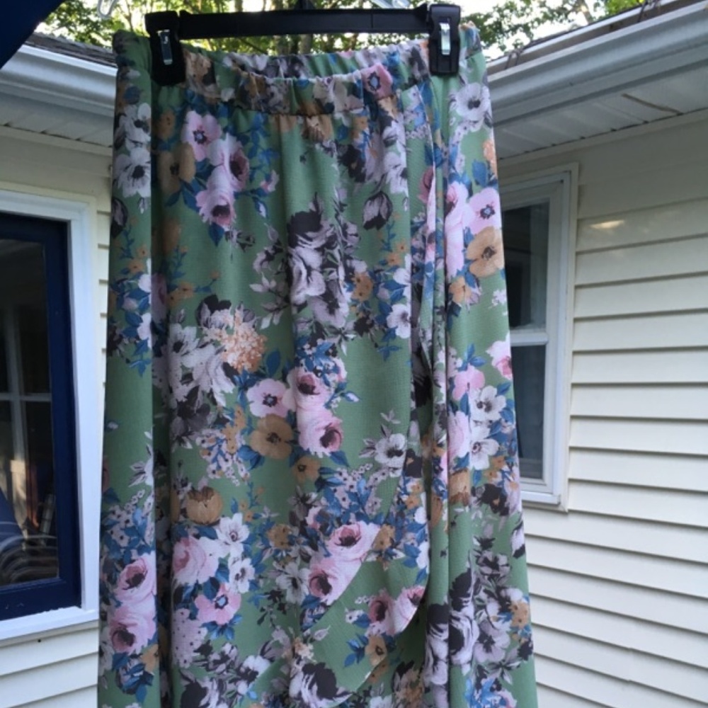 Green Envelope Skirt